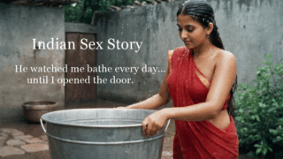 Indian Sex Story – Neighbor Watched Me Bathe… Until I Wet His Spare Room